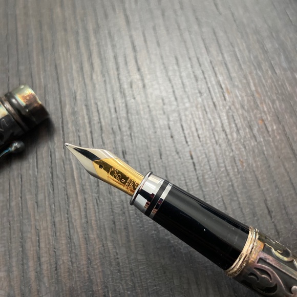 Vintage Laban Silver Fountain Pen Set - Picture 3 of 6